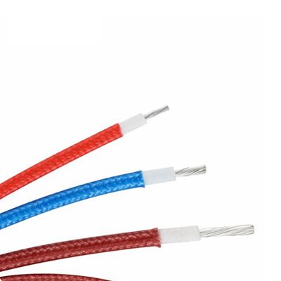 UL3075 10AWG Silicone Fiberglass Braided Wire with 600V Rated Voltage and 200C Temperature Rating for Industrial Heaters