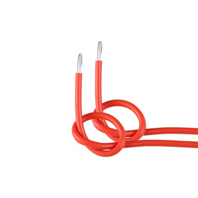 UAV ρομπότ καλωδίων 18AWG FT2 σιλικόνης 600V/200C UL758 AWM3071 λαστιχένια μαύρη θερμάστρα