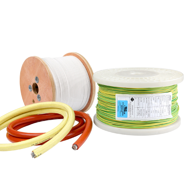 UL3135 silicone rubber cables 22AWG 600V/200C FT2 yelow/green robot  home appliance light