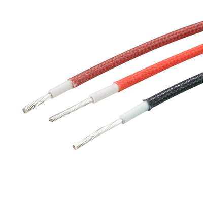 UL3240 Uav εγχώριων συσκευών καλωδίων 600v 200C 20AWG σιλικόνης λαστιχένιος μαύρος φωτισμός