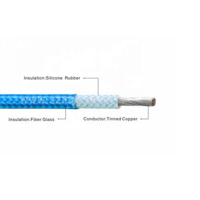 UL3122 Σύρμα πλεγμένο από υαλοπλαστική με ονομαστική τάση 300V και θερμοκρασία 200C