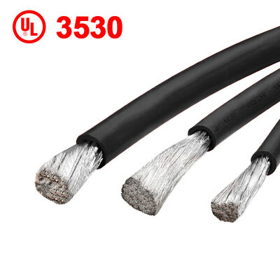 UL3530 καλώδιο μπαταρίας 200C υψηλής θερμοκρασίας 600V ονομαστικής τάσης Υπερ-μαλακό καλώδιο σιλικόνης για σύστημα αποθήκευσης ενέργειας