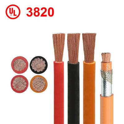 Καλώδιο μπαταρίας UL3820 XLPE 125C 1000V Καλώδιο υψηλής τάσης για ηλεκτρικά οχήματα για αυτοκινητοβιομηχανία και βιομηχανική χρήση